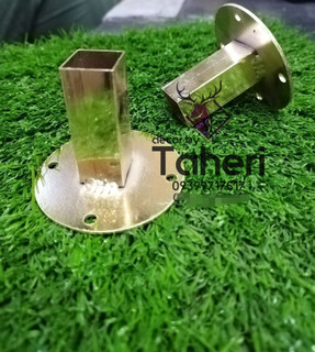 فلنچ فلزی دیواری طلایی ۲۰*۲۰